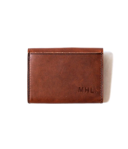 MHL./TOUGH LEATHER CARD CASE(BROWN)