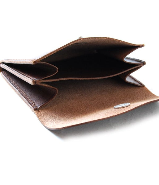 MHL./TOUGH LEATHER CARD CASE(BROWN)