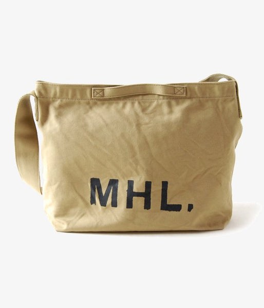 MHL./HEAVY COTTON CANVAS SHOULDER(KHAKI)