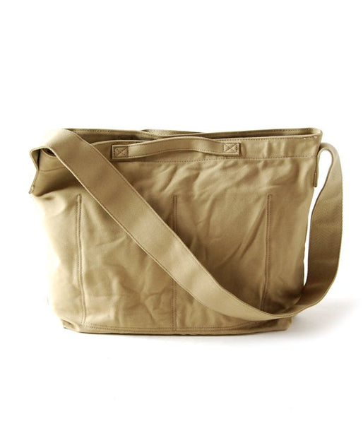 MHL./HEAVY COTTON CANVAS SHOULDER(KHAKI)