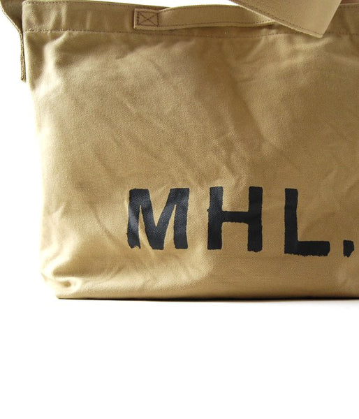 MHL./HEAVY COTTON CANVAS SHOULDER(KHAKI)