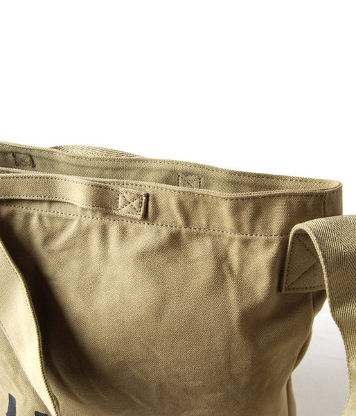 MHL./HEAVY COTTON CANVAS SHOULDER(KHAKI)