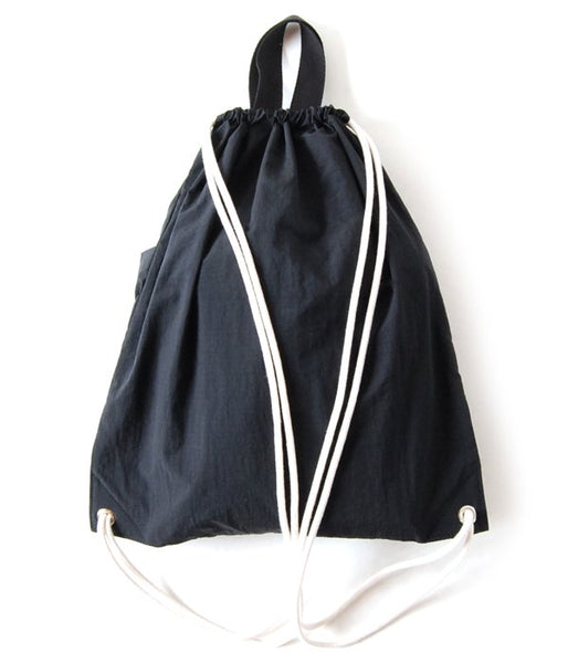 MHL./NYLON RIPSTOP KNAPSACK(BLACK)