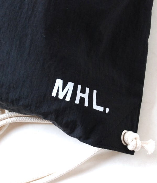 MHL./NYLON RIPSTOP KNAPSACK(BLACK)