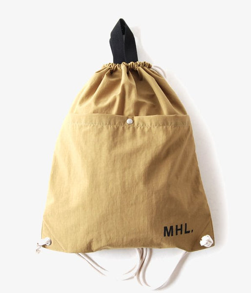 MHL./NYLON RIPSTOP KNAPSACK(BROWN)