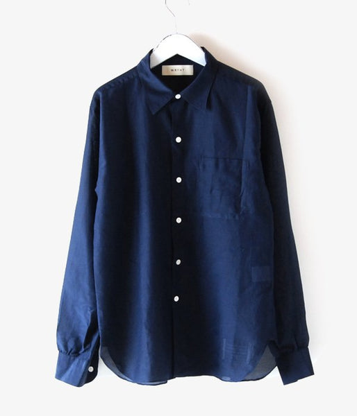WRYHT/SIMPLE SMALL COLLAR SHIRTS(NAVY)