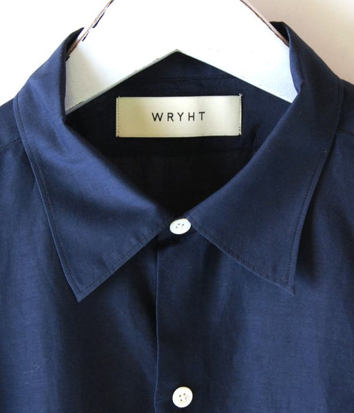 WRYHT/SIMPLE SMALL COLLAR SHIRTS(NAVY)