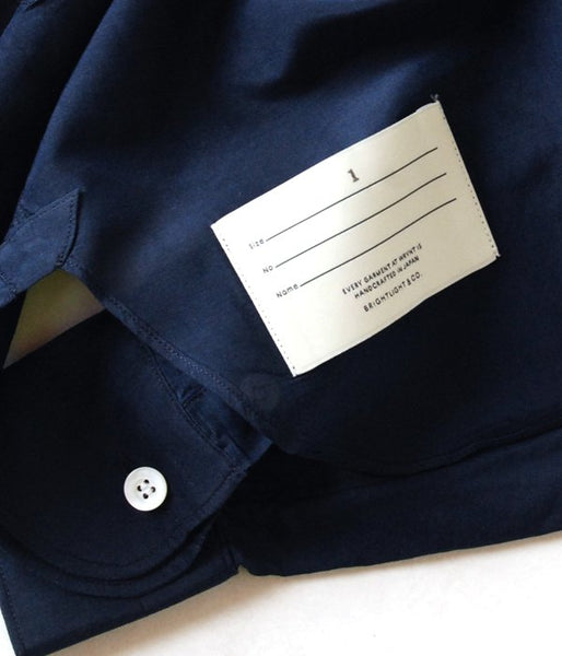 WRYHT/SIMPLE SMALL COLLAR SHIRTS(NAVY)
