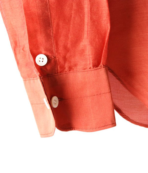 WRYHT/SIMPLE SMALL COLLAR SHIRTS(CAYENNE)