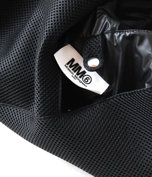 MM6 MAISON MARGIELA/MESH JAPANESE TOTE BAG(BLACK)(4)