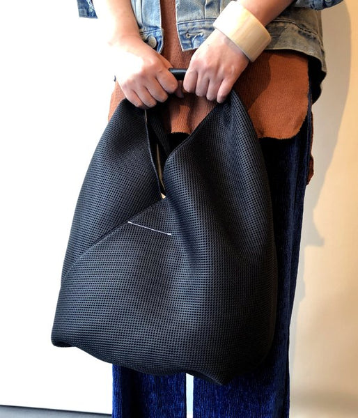 MM6 MAISON MARGIELA/MESH JAPANESE TOTE BAG(BLACK)(4)