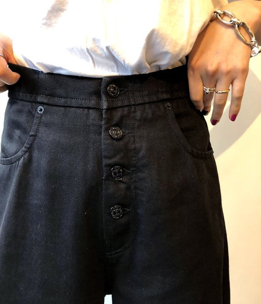 MM6 MAISON MARGIELA/JUST WASH 4 BUTTON JEANS(BLACK)