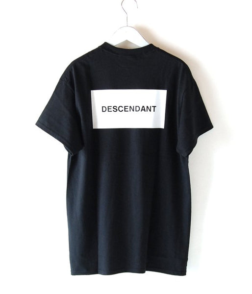 DESCENDANT/BOX / CREW NECK SS(BLACK)