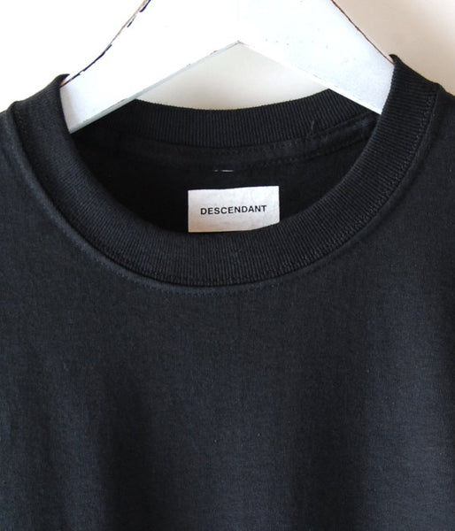 DESCENDANT/BOX / CREW NECK SS(BLACK)