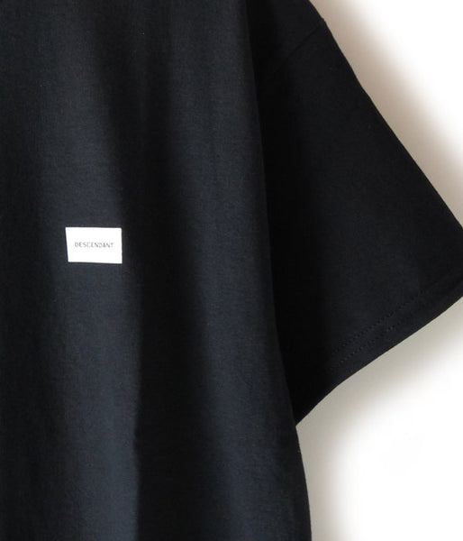 DESCENDANT/BOX / CREW NECK SS(BLACK)