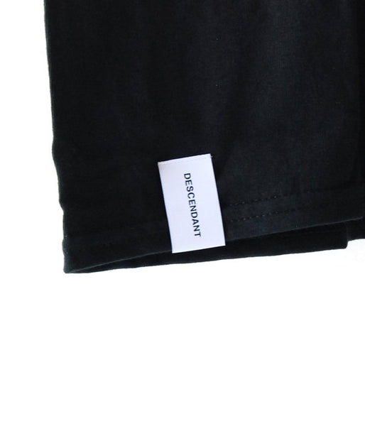 DESCENDANT/BOX / CREW NECK SS(BLACK)