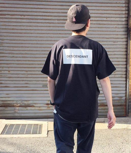 DESCENDANT/BOX / CREW NECK SS(BLACK)