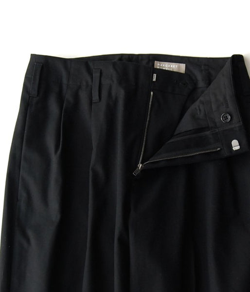 MARGARET HOWELL/BRUSHED COTTON TWILL (BLACK)