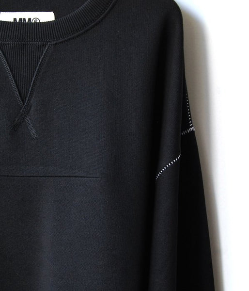 MM6 MAISON MARGIELA/SWEATSHIRT(BLACK)