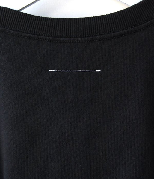 MM6 MAISON MARGIELA/BASIC SWEATSHIRT COTTON(BLACK)