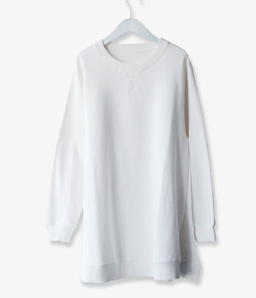 MM6 MAISON MARGIELA/BASIC SWEATSHIRT COTTON(OFF WHITE)