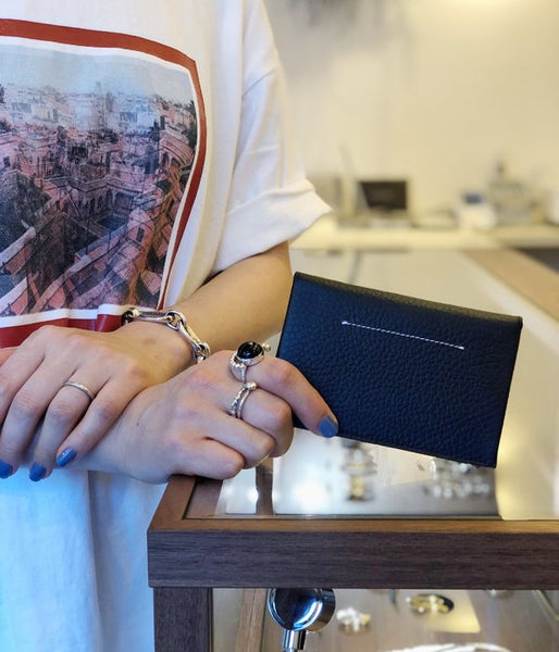 MM6 MAISON MARGIELA/ENVELOPE CARDHOLDER(BLACK)