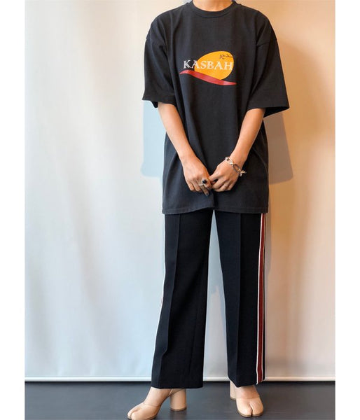 MAISON EUREKA/SOUVENIR TEE 2 KASBAH (BLACK)
