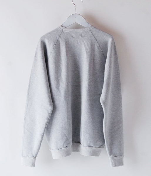 holk/RAGLAN SWEAT (H.GRAY)