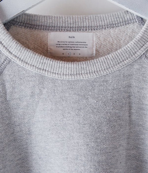 holk/RAGLAN SWEAT (H.GRAY)