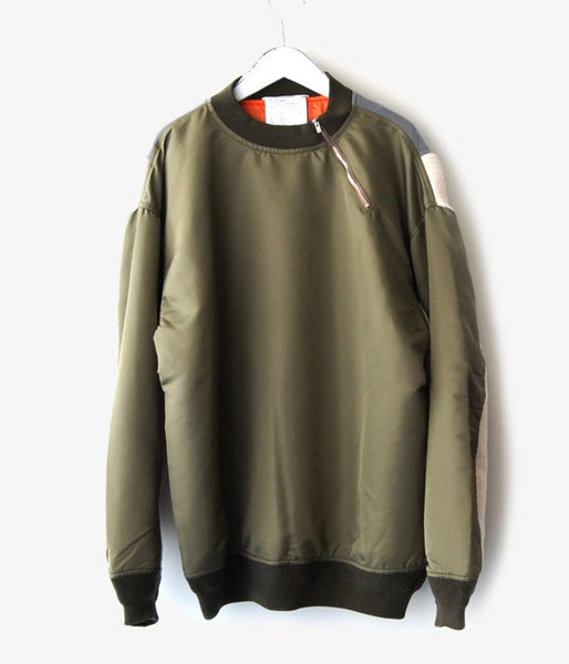 DIGAWEL/MIX KNIT P/O(OLIVE)