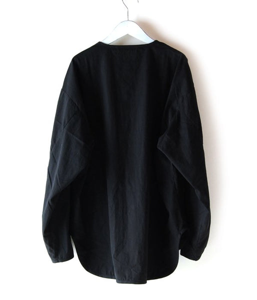 DESCENDANT/REMNANTS OX LS SHIRT(BLACK)