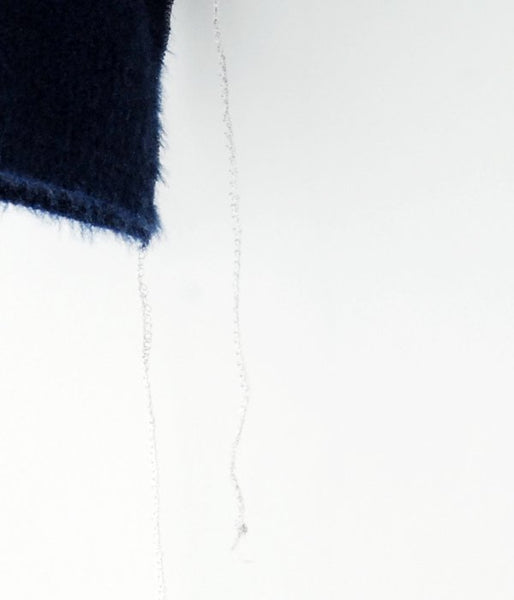 MM6 MAISON MARGIELA/SPARKLING KNIT JERSEY TOP (BLUE)
