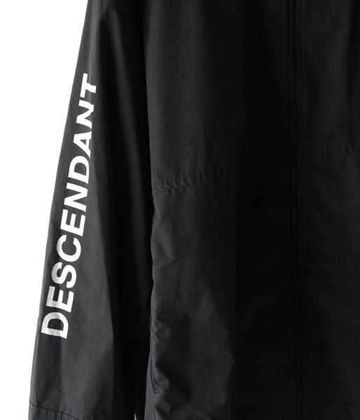 DESCENDANT/TERRACE NYLON JACKET (BLACK)