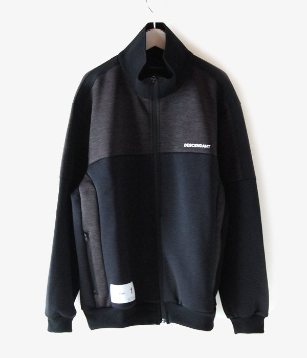 ジャケット・アウター 18/2 descendant TERRACE/ZIP UP JERSEY DESCENDANT/TERRACE ZIP UP JERSEY LS (BLACK)