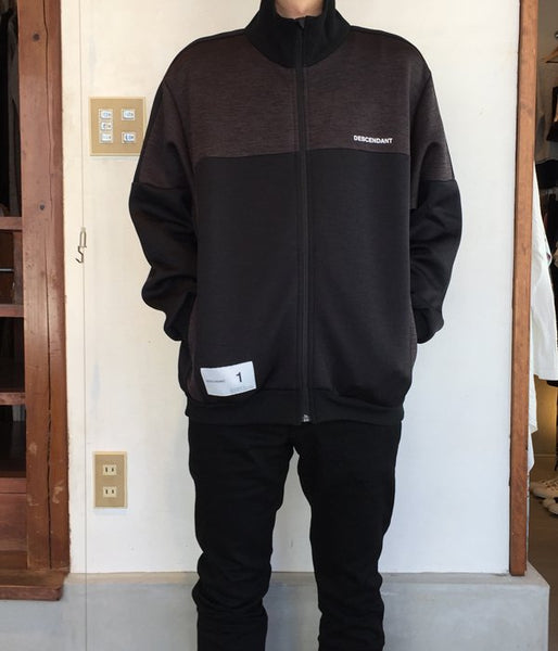 DESCENDANT/TERRACE ZIP UP JERSEY LS (BLACK)