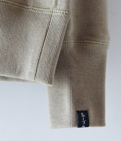 MHL./LIGHT LOOPBACK COTTON LOOPWHEELER HOODIE (GREEN)