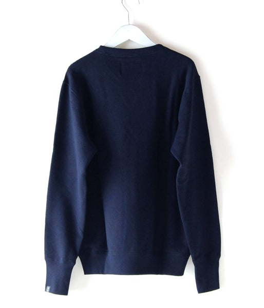 MHL./LIGHT LOOPBACK COTTON LOOPWHEELER CN (NAVY)