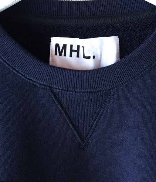 MHL./LIGHT LOOPBACK COTTON LOOPWHEELER CN (NAVY)