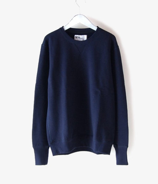 MHL./LIGHT LOOPBACK COTTON LOOPWHEELER CN WOMENS (NAVY)