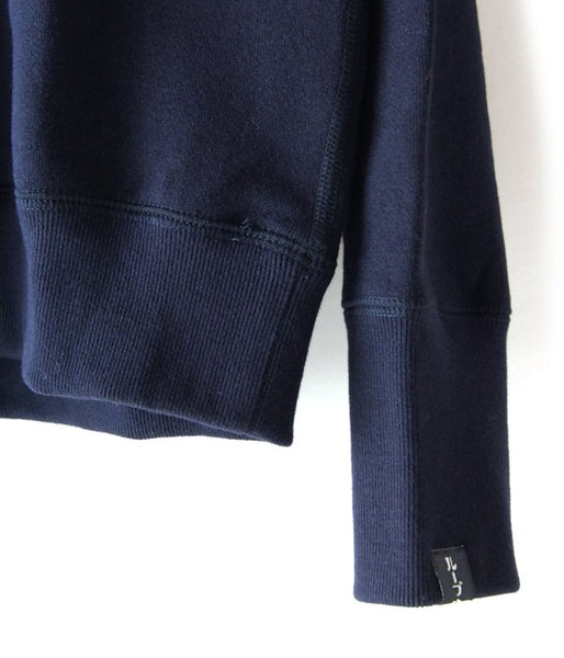 MHL./LIGHT LOOPBACK COTTON LOOPWHEELER CN WOMENS (NAVY)