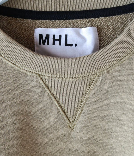 MHL./LIGHT LOOPBACK COTTON LOOPWHEELER CN WOMENS (GREEN)