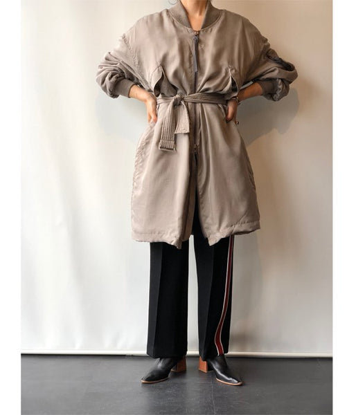 MAISON EUREKA/BLOUSON COAT(GRAYBEIGE)