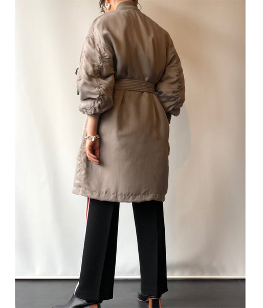 MAISON EUREKA/BLOUSON COAT(GRAYBEIGE)