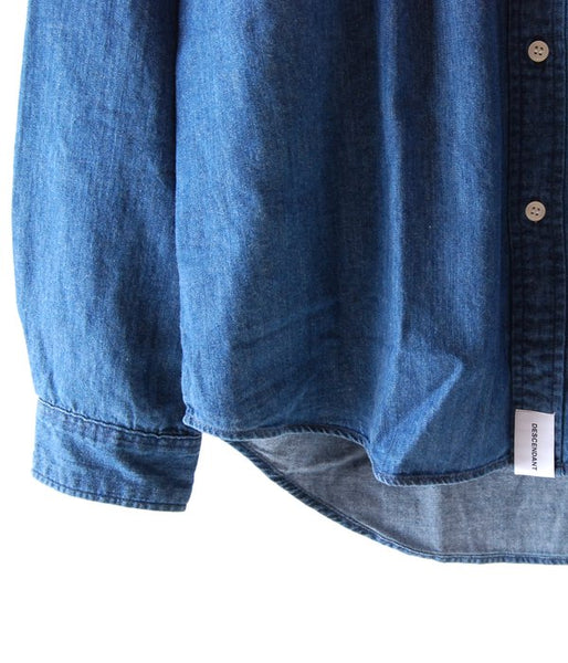 DESCENDANT/ALLEN DENIM LS SHIRT (INDIGO)