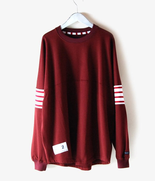 DESCENDANT/CETUS JERSEY LS (BURGUNDY)