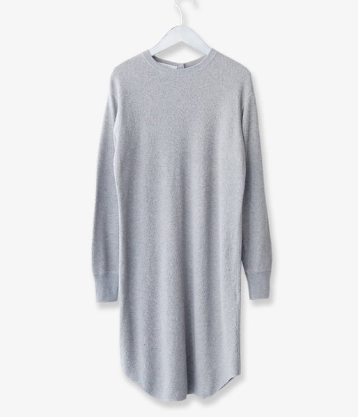 PHEENY/20/-HONEYCOMB BACK OPEN L/S(GRAY)