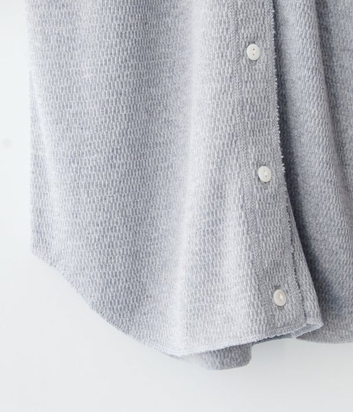 PHEENY/20/-HONEYCOMB BACK OPEN L/S(GRAY)