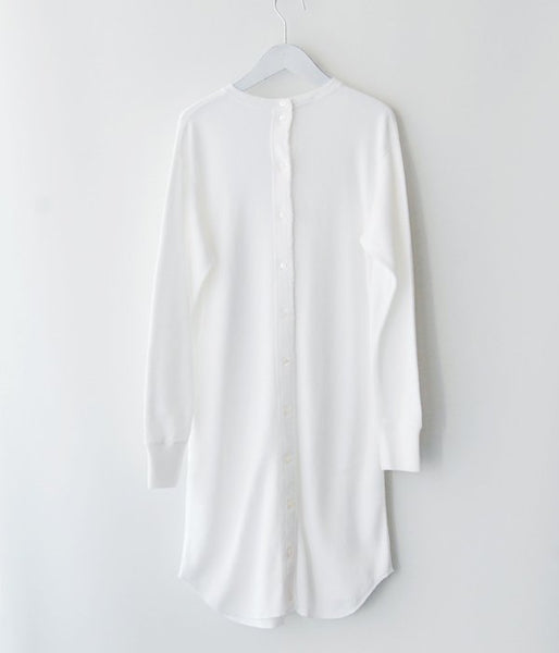 PHEENY/20/-HONEYCOMB BACK OPEN L/S(WHITE)