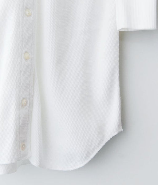 PHEENY/20/-HONEYCOMB BACK OPEN L/S(WHITE)