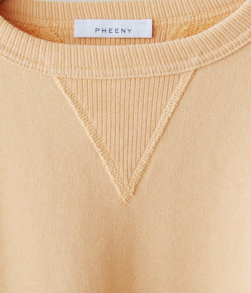 PHEENY/CREW NECK SWEAT (YELLOW)